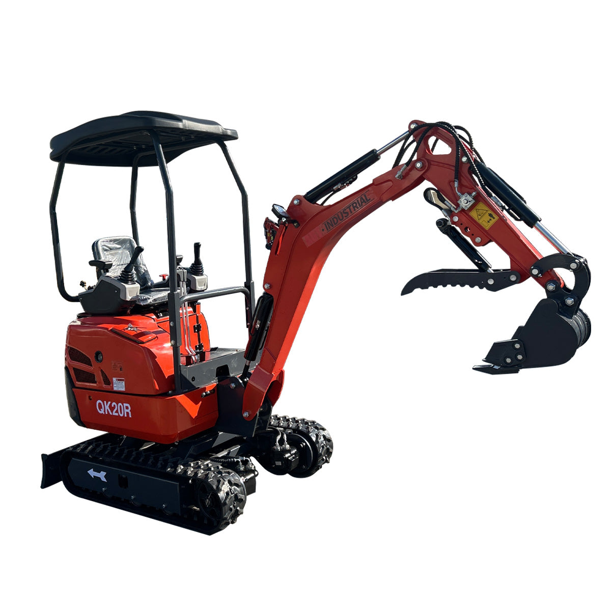 1 Ton Mini Excavator Rato 23HP Engine w/ A/C Enclosed Cab | QK20R