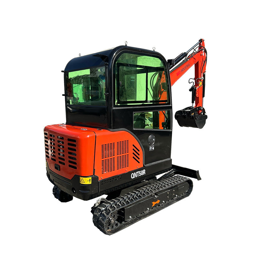 1.7 Ton Mini Excavator Rato 27.5HP Enclosed Cab w/ Thumb | QNT50R