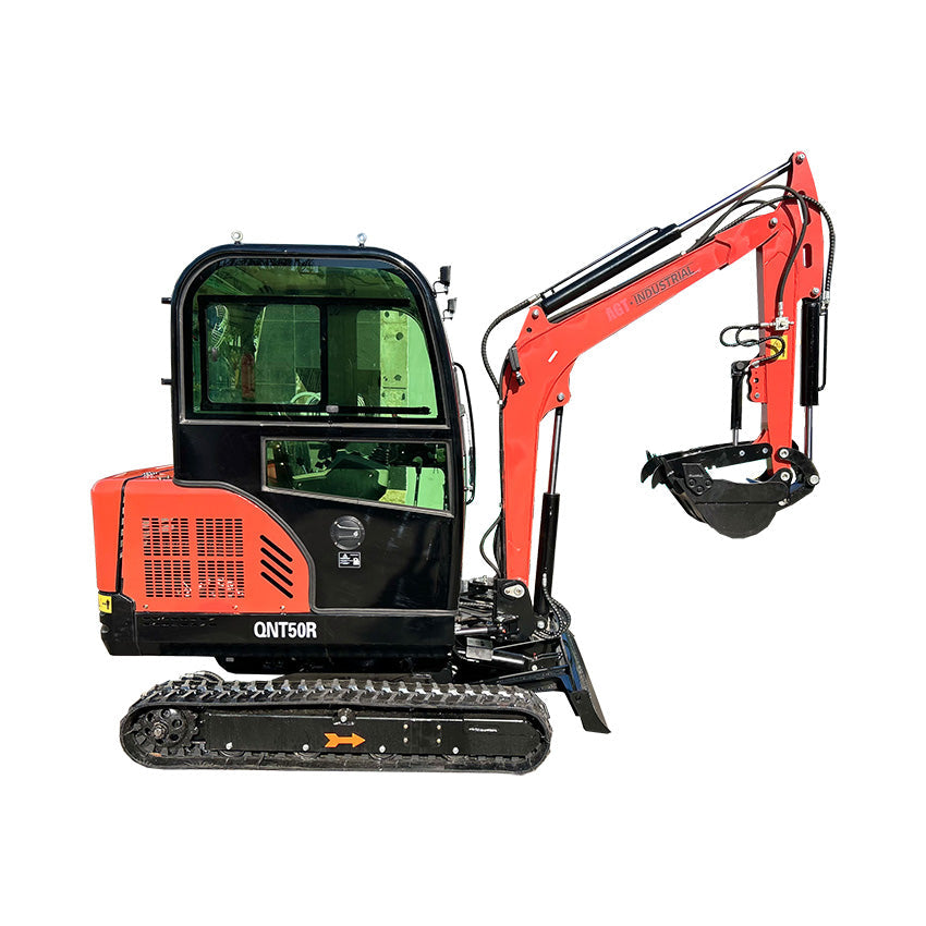 1.7 Ton Mini Excavator Rato 27.5HP Enclosed Cab w/ Thumb | QNT50R