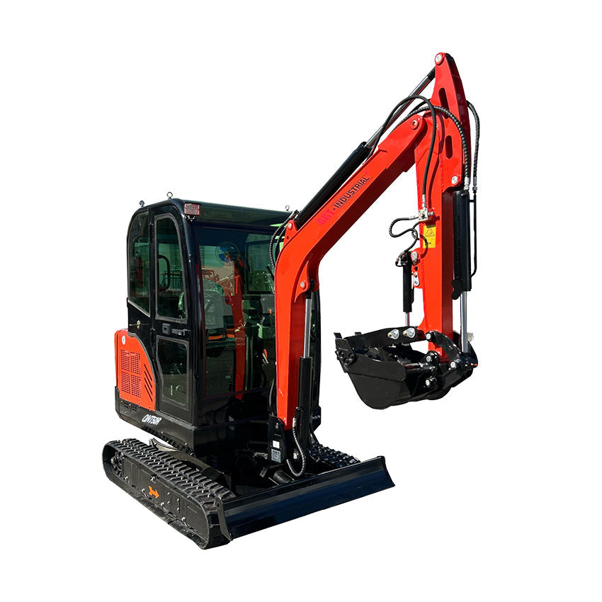 1.7 Ton Mini Excavator Rato 27.5HP Enclosed Cab w/ Thumb | QNT50R