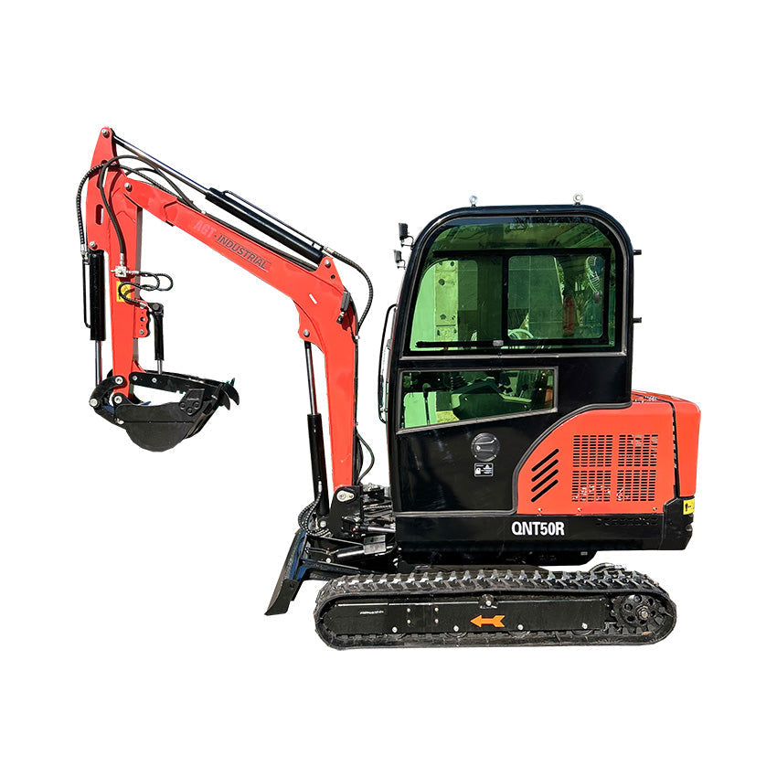 1.7 Ton Mini Excavator Rato 27.5HP Enclosed Cab w/ Thumb | QNT50R