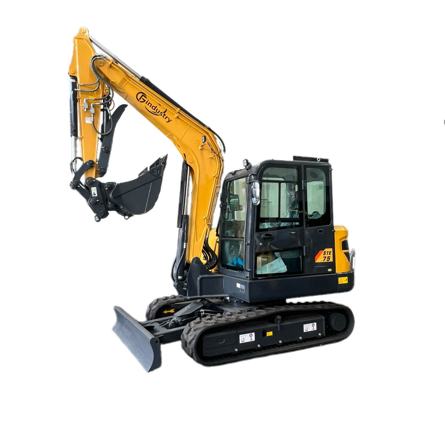 6 Ton Compact Excavator Kubota 36kW Turbo Diesel Variable Pump w/ Thumb | STE75