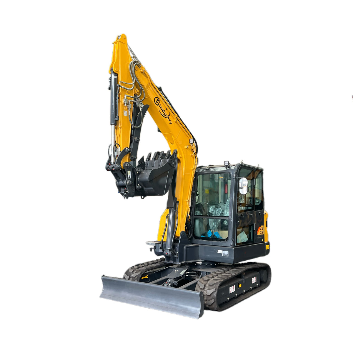 6 Ton Compact Excavator Kubota 36kW Turbo Diesel Variable Pump w/ Thumb | STE75