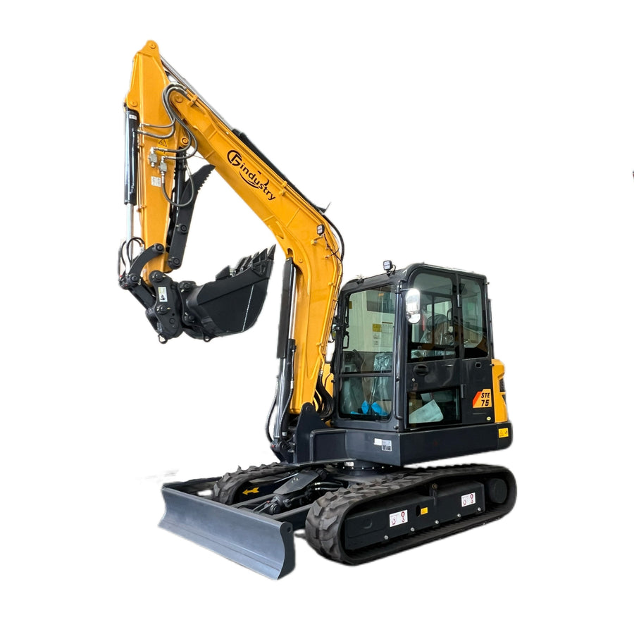 6 Ton Compact Excavator Kubota 36kW Turbo Diesel Variable Pump w/ Thumb | STE75