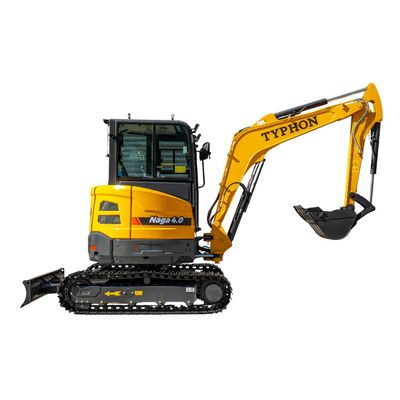 TYPHON NAGA 4.0 Mini Excavator 4 Ton 24.4HP Yanmar Diesel AC/Heat Cabin