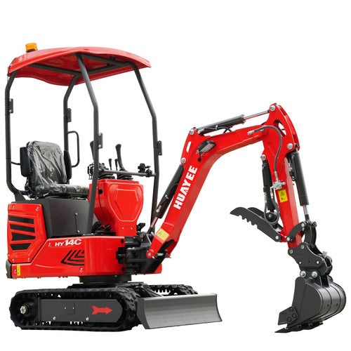 TYRANT 17 Mini Excavator Kubota D902 Engine Side Swing with 12 attachments