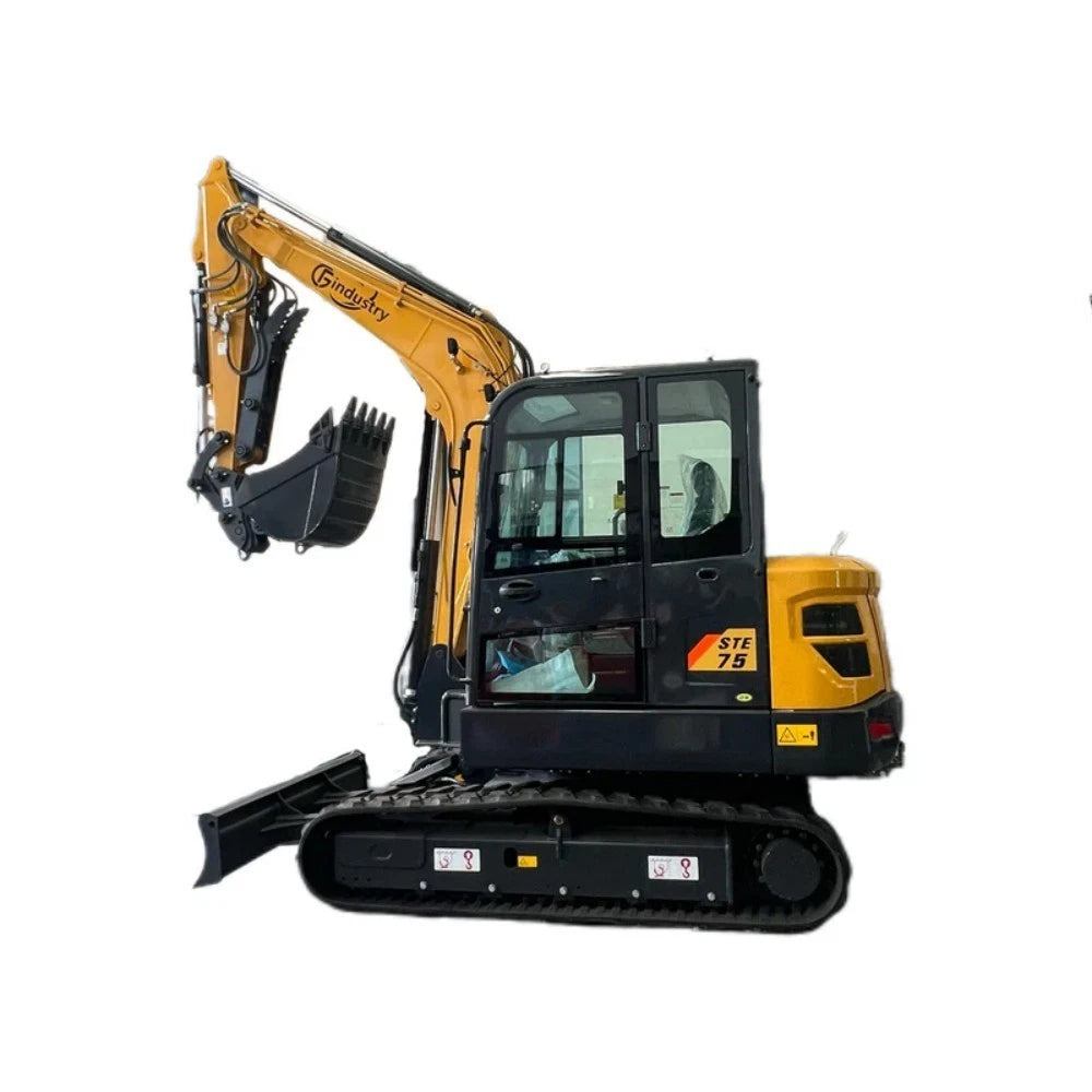 6 Ton Mini Excavator Digger Kubota Diesel Engine Hydraulic Thumb&Pilot Control