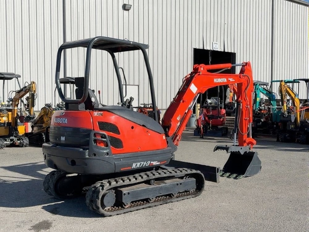 Kubota KX71-3 Mini Excavator Rubber Tracks Backhoe Hyd Thumb Bkt Blade