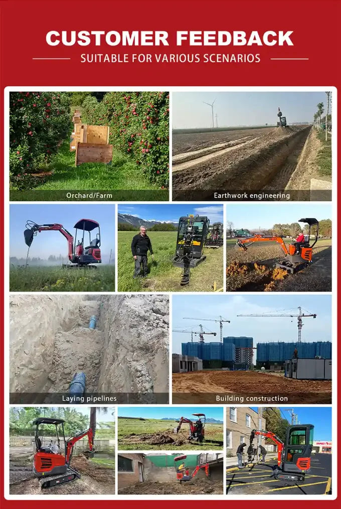 3.5 Ton Industrial Mini Excavator with 24HP kubota Engine & Enclosed Cab | HUAYE