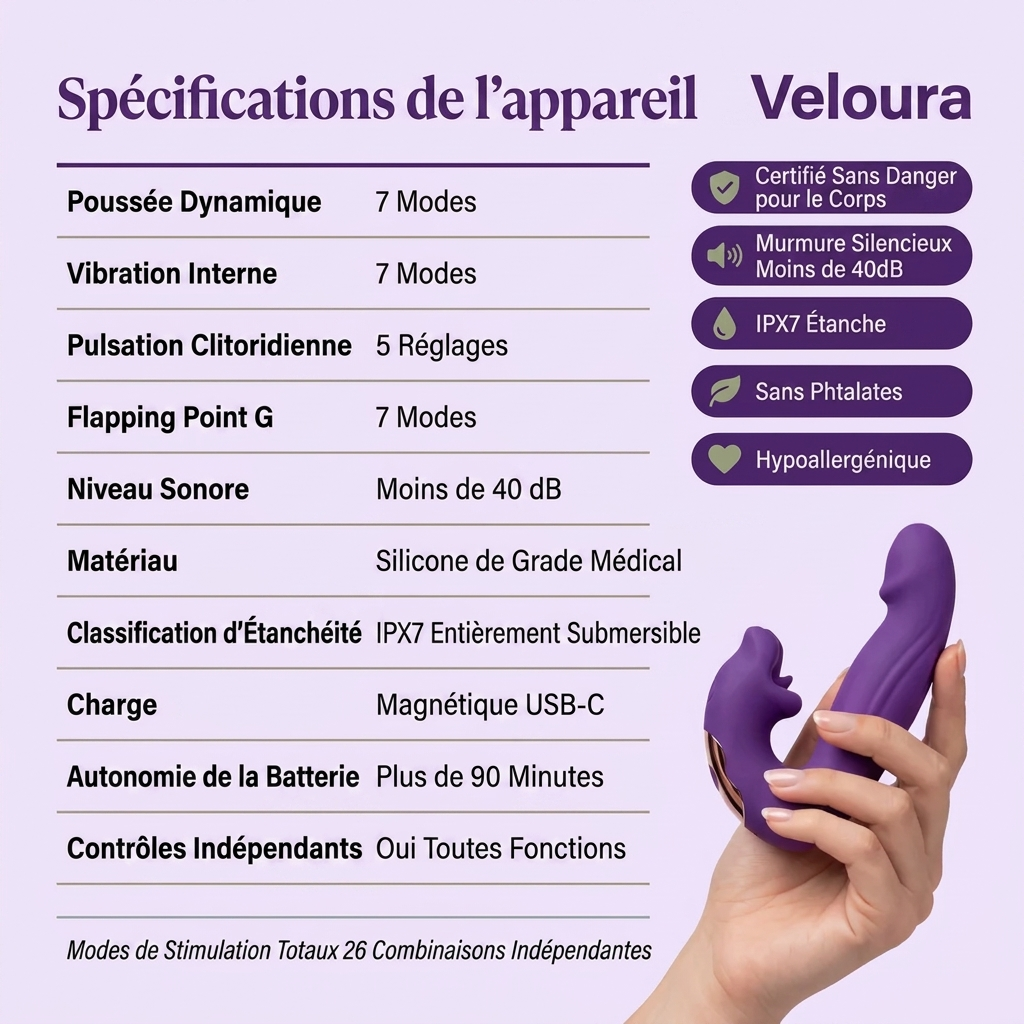 Veloura™ Activateur 4-en-1 du plancher pelvien