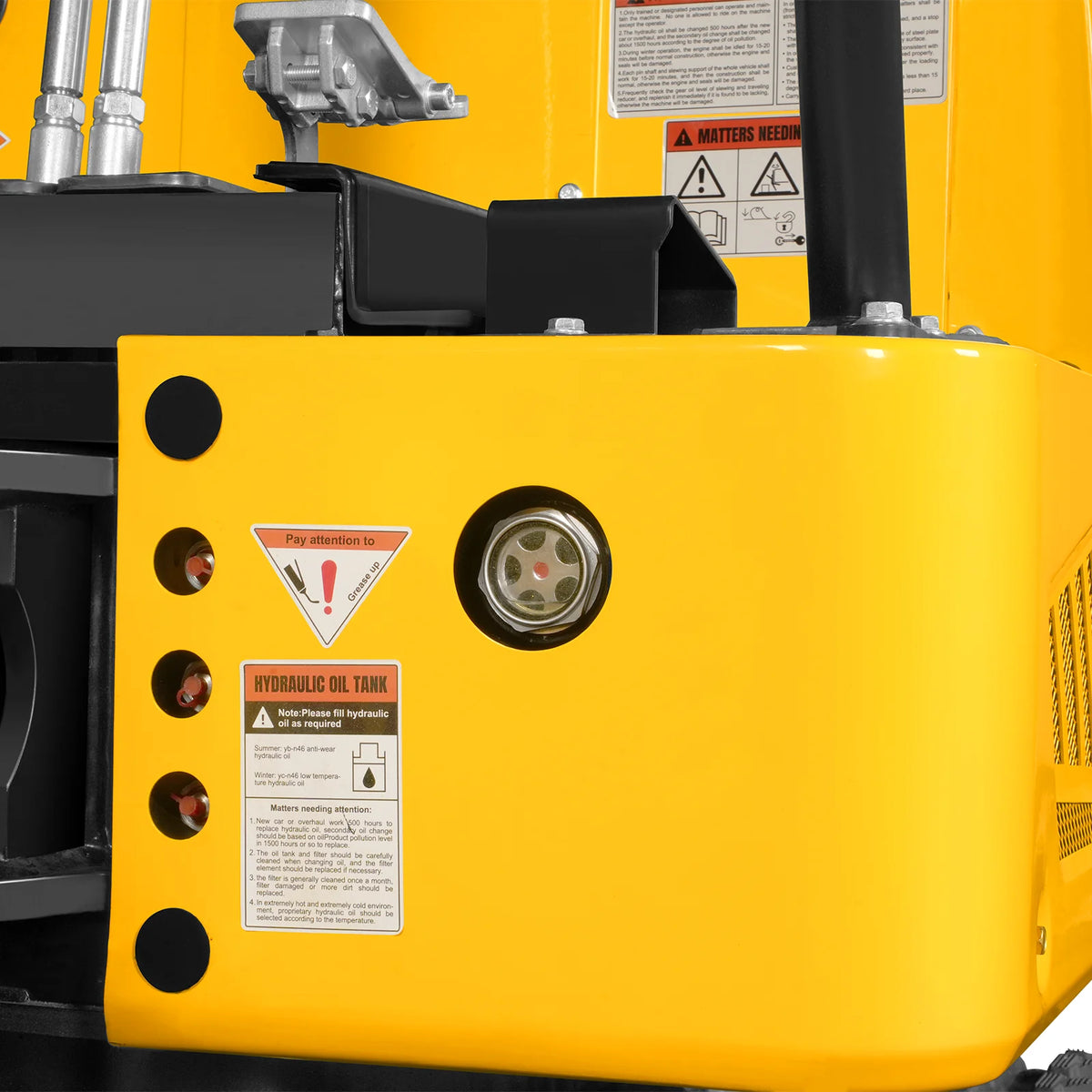 Mini Compact Excavator B&S VANGUARD 408cc 14hp Engine,  65.7" Max. Digging Depth, 1 Ton, 2370 LBS Operating Weight,  MEC10