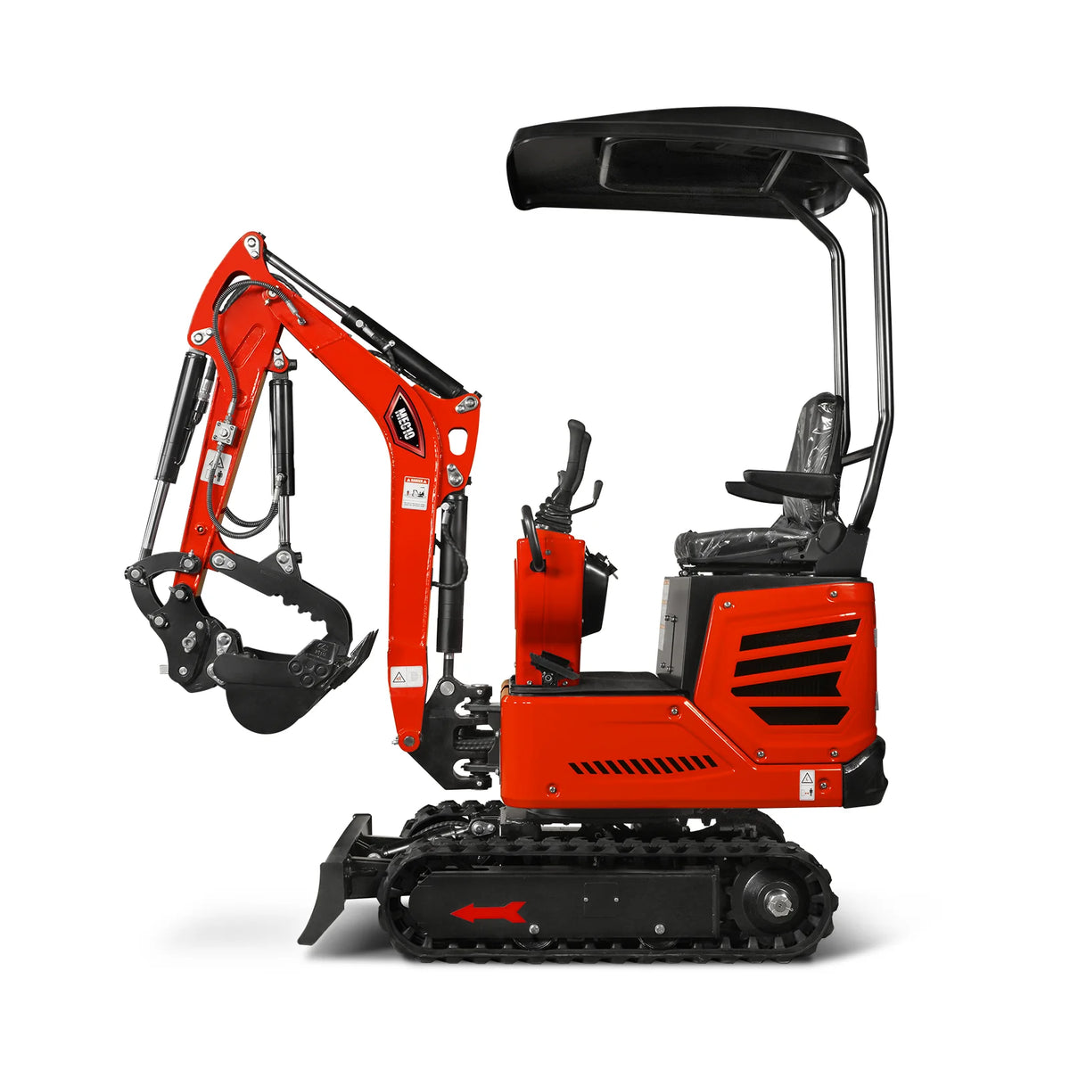 Mini Compact Excavator HONDA GX390 Engine,  65.7" Max. Digging Depth, 1Ton, 2280 LBS Operating Weight,  MEC10
