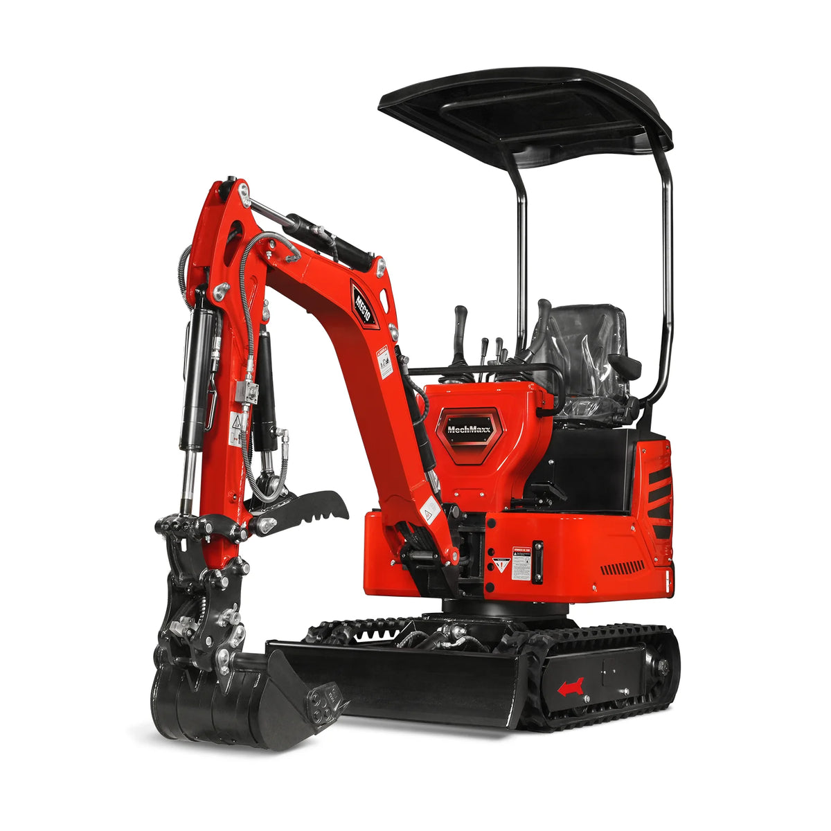 Mini Compact Excavator HONDA GX390 Engine,  65.7" Max. Digging Depth, 1Ton, 2280 LBS Operating Weight,  MEC10