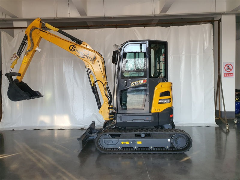 3.8 Ton Mini Excavator Yanmar 24HP Diesel 10ft Max Dig Depth w/ Swing Boom & Thumb | STE45SR